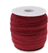 PAMIR TONG 25 Yards 5/8'' Fold Over Elastic FOE Headband Baby Hairbow Soft Foldover Elastic Binding Webbing Tape Craft Sewing (Maroon)...
