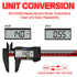 Electronic Digital Caliper, ACEMETER 0-6" Vernier Caliper,Caliper Measuring Tool with mm/inch Conversion,Large LCD Screen,Auto-Off Feature,Suitabl...