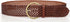 2 Inch Wide Leather Braided Belts for Women 100% Hand Made Soft Woven Waistbands with Round Golden Pin Buckle...