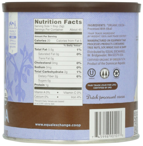 Equal Exchange , Can Baking Cocoa 8 Ounce...