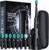 Sonic Electric Toothbrush for Adults, Power Electric Toothbrush with 8 Brush Heads, Travel Case, 40000 VPM Deep Clean 5 Modes, Rechargeable Toothb...