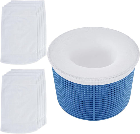 10pcs Pool Skimmer Socks, Pool Filter Socks for Skimmer Basket, Ideal Sock/Net/Saver to Protect Your Inground or Above Ground Pool - Filters Debri...