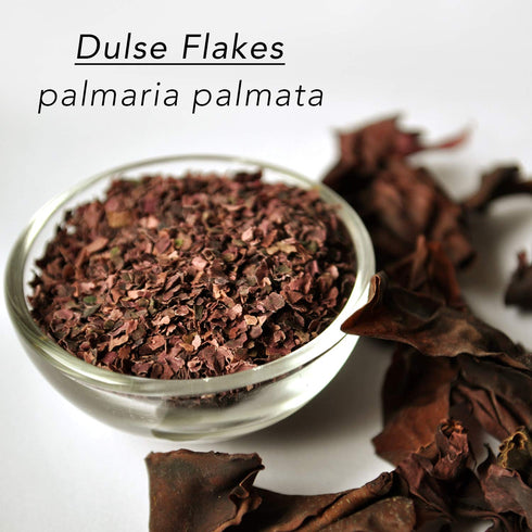 Organic Dulse Flakes - Sun Dried, Wild Crafted, North Atlantic Dulse - Palmaria Palmata (4 oz)...