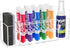 HBlife Acrylic Dry Erase Marker Holder Wall Mount, 10 Slots Whiteboard Marker Holder for Office, School and Home, Marker, Eraser and Whiteboard Cl...