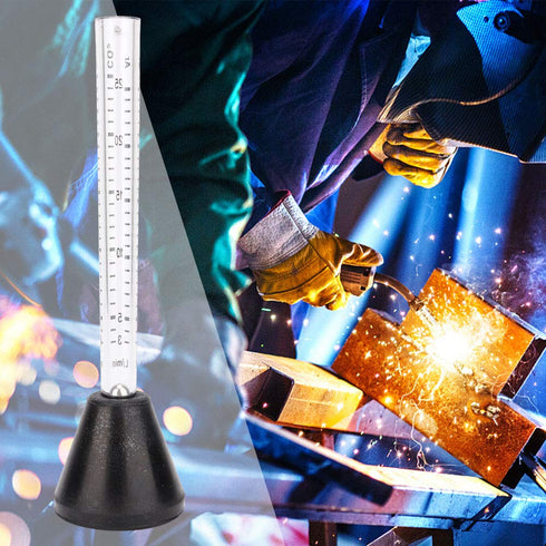 Gas Flow Meter Tester Argon CO2 Measuring Scale Peashooter for Mig Tig Welder Welding...