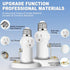 Light Socket to Plug Adapter, (2 Pack) Both Sides 3 Prong Light Bulb Outlet Socket Adapter, Heat-Resistant Materials Light Socket Adapter, Light B...