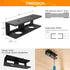 3 PCS Under Desk Laptop Mount with Anti-Scratch Felt Board,Under Desk Laptop Holder Tray,Durable Under Desk Shelf for Laptop/Keyboard Storage...