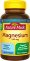 Nature Made Magnesium 250 mg, Magnesium Supplement for Muscle, Heart, Bone and Nerve Support, 90 Softgels, 90 Day Supply...