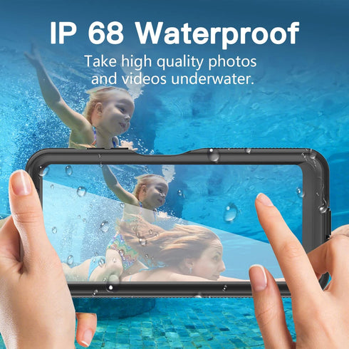 AICase Waterproof Case for Samsung Galaxy A03S 5G 2021 Snowproof, Dustproof and Shockproof, IP68 Certified Full Body Protection Fully Sealed Under...