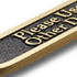 Please Use Other Door Brass Door Sign. Traditional Style Home Décor Wall Plaque Handmade By The Metal Foundry UK....