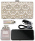 Fashion Party Evening Handbags Pearl Clutch Purses For Women & Girls...