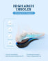 Heel Pain Relief, QBK Insoles for Standing All Day, Solving Plantar Fasciitis, Arch Collapse, Flat Heel Tendinitis, O-Shaped Leg, X-Shaped Leg, St...