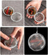 Mayata 3pcs Stainless steel fine mesh seasoning ball kitchen soup spice stew filter kitchen tool metal tea bag tea ball (3pcs Round Shape),Silver,...