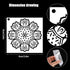 56 Pack (3.6x3.6 inch) Stencils for Painting, Reusable Mandala Dot Painting Stencils for DIY Rock Murals Art Projects...