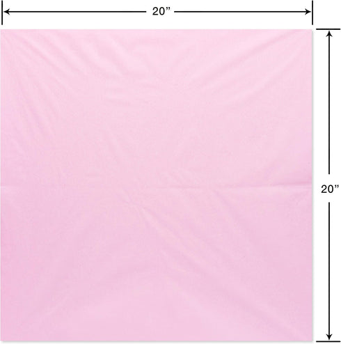 American Greetings 125 Sheets 20 in. x 20 in. Light Pink Tissue Paper Bulk for Birthdays, Baby Showers, and All Occasions...