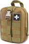 Gogoku First Aid Pouch 1000D Nylon Tactical Molle Tear Away Medical Pouch Empty Utility Pouch for Outdoor Activities Medical Supplies Camping Hiki...