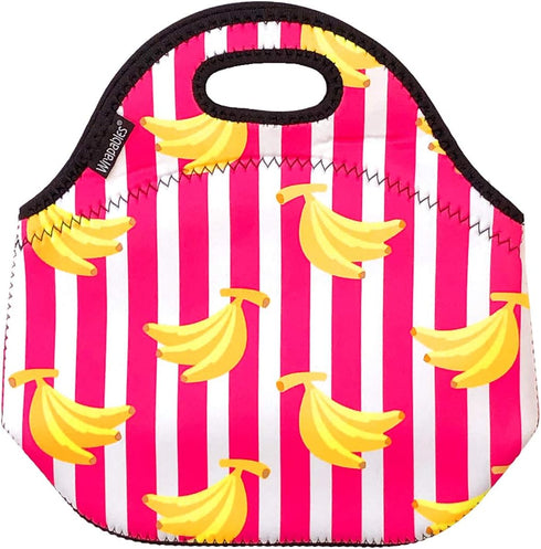 Wrapables® Insulated Neoprene Lunch Bag, Bananas...