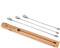A Bar Above Bar Spoon Set, of 3, 12”, 15”, and 17”, Stainless Steel Cocktail Stirrer Bar Set, for Mixing Glass or Shaker, Spiral Handle Drink Stir...