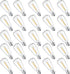 25 Packs ST38 LED Edison Bulbs,0.6Watt E12 Base Small Vintage Light Bulbs Equivalent to 7W Incandescant, 2700K Warm White Bulbs for ST38 String Li...