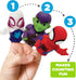 Spidey & His Amazing Friends 10 Piece Finger Puppet Set - Party Favors, Educational, Bath Toys, Floating Pool Toys, Beach Toys, Finger Toys, Playt...