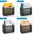 Magazine Rack, Magazine File Holder Mail Organizer Folder Organizer Bin for Magazines, Books, Newspapers, Tablets in Home, Office, Black...