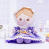 OUOZZZ 12" Soft Baby Doll for Girls - First Baby Doll Plush Doll Sleeping Cuddle Buddy Doll Muslim and Islamic Gift Purple Dress for Kids...
