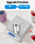 NEXT-SHINE Gram Scale, Digital Pocket Scale Portable Mini Size 500g x 0.01g with Back-Lit LCD Display Stainless Steel Platform Grams Ounces for Co...