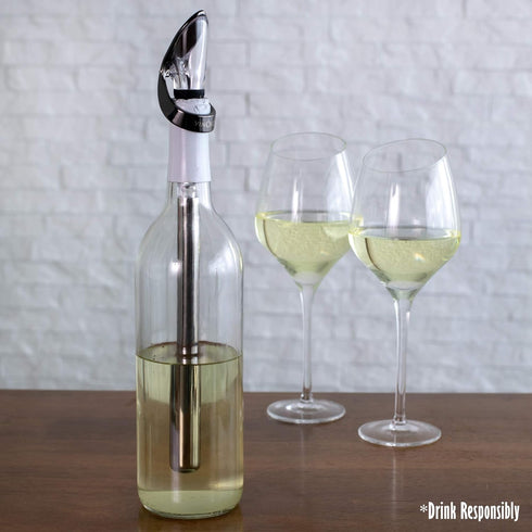 Cork Pops VinOice Wine Chiller and Non-Drip Pourer...