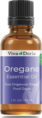 Viva Doria 100% Pure Oregano Essential Oil, Undiluted, Food Grade, 30 mL (1 Fluid Ounce)...