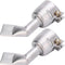 Welding Gun Nozzle, 2Pcs 120 Degree Hot Air Gun Welding Nozzle Stainless Steel Flat Nozzle Weld Torch Accessories for PVC PP...