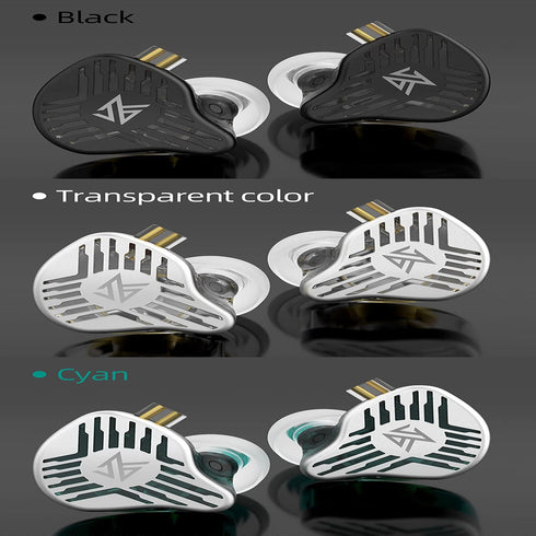 KZ EDS High resolution noise-canceling headphones Professional configuration earphone in-ear monitoring earbuds Portable earpieces Sports and exer...