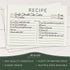 Jot & Mark Recipe Cards 4x6 Inches Blank Double Sided, 50 Count (Modern Minimal)...