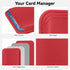 Stronger Magnetic Cell Phone Card Holder for iPhone 15 Series, RFID Magsafe Wallet Leather Phone Wallet Stick on Series of iPhone 14/13/12 Pro/Pro...