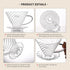 Bincoo Coffee Dripper,with 40 coffee filters Resuable Pour Over Coffee Maker With Handle, Slow Brewing Coffee Pour Over for Cafe, Travel, Home&Off...