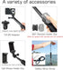 11''-45''Alumium Handheld Waterproof Selfie Stick Underwater Pole Handle Grip Monopod for Gopro Hero Session Max Insta360 AKASO DJI OSMO Digital A...