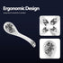 Dragon Ceramic Spoon Soup Spoons Asian Soup Spoon Chinese Korean Japanese Ramen Pho Miso Spoons Set of 4 with Hole 6.2 Inch...