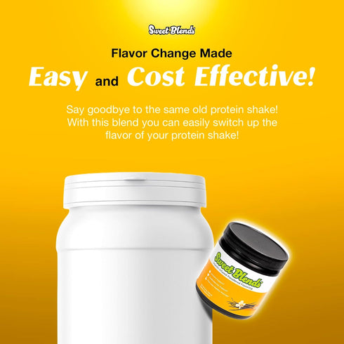 Protein Flavor - Vanilla- Powdered Flavoring for Protein Shake with Daily Multi-Vitamin-20 Servings-Enhance Flavor & Customize Protein Shake...