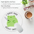 Funny Frog Round Mouse Pad Cute Small Mousepad for Laptop Wireless Mouse Office Computer Mouse Pads for Desk Non-Slip Rubber Base Mouse Pad, 7.9×7...