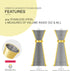 Homestia 10" Stainless Steel Muddler for Cocktails Drink Muddler, 12" Cocktail Spoon, 1 oz 2 oz Double Jigger, Basic 3 PCS Gold Cocktail Set Mixin...