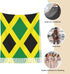 Jamaican Flag Pattern Scarf Long Shawl Wraps Pashmina for Women Girls with Tassels Soft Warm Cozy...