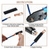 80 Pcs Copper Wire Lugs, Battery Terminal Connectors AWG 8 6 12/10 with Heat Shrink Set, 40 Pcs Heavy Duty Battery Cable Ends Ring Terminals Conne...