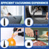 Handheld Vacuum Cordless, 9000Pa Powerful 120W High Power Car Vacuum Rechargeable, 3 in 1 Portable Air Duster with Multi-nozzles & Floor Brush, Mi...