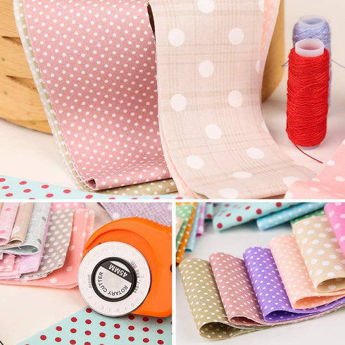 Jelly Roll Fabric, Roll Up Cotton Fabric Quilting Strips, Jelly Roll Strips for Quilting, Patchwork Craft, Patchwork Fabrics Sets with Different P...