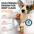 Clean Paws, Dog Paw Cleaner, No-Rinse Foaming Cleanser, Moisturizing & Deodorizing Paw Wash with Silicone Bristle Brush, Deep Clean, Easy & Portab...