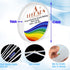 LPBeads 12 Rolls 0.8mm Elastic Stretchy String Cord for Bracelet Jewelry Making with Beading Needles and Ruler...
