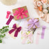Pretty Jolly Pink Purple Chiffon Ribbon for Gift Wrapping 4 Rolls 1 1/2 Inch x 5Yd Silk Ribbons Handmade Fringe Fabric Ribbon for Flower Bouquet,W...