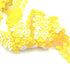 3 Yards Yellow Elastic Sequin Ribbon Trim Glitter Metallic Stretch Flat Sequin Fabric Ribbon Lace for DIY Crafts,Sewing, Dress Costume,Wedding Emb...
