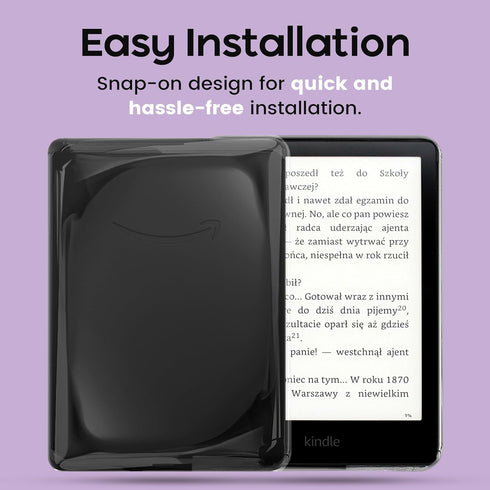Strapsicle Clear Case for Kindle 10th Generation (2019) - Transparent Silicone Protector Cover for Kindle Devices - Enhanced Protection...
