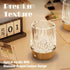 KOSTA Crystal Table Lamp Premium Vase Rechargeable Crystal Vase Lamp Heavy Handmade Modern Vases for Decor Home Bedroom Kitchen Office Living Room...