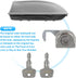 2802 X-Cargo Roof Rack Key,XCargo Luggage Roof Replacement Key for Sears XCargo Karrite Sport Rack Carriers,Karrite Ski Bike xcargo Carrier Skylin...